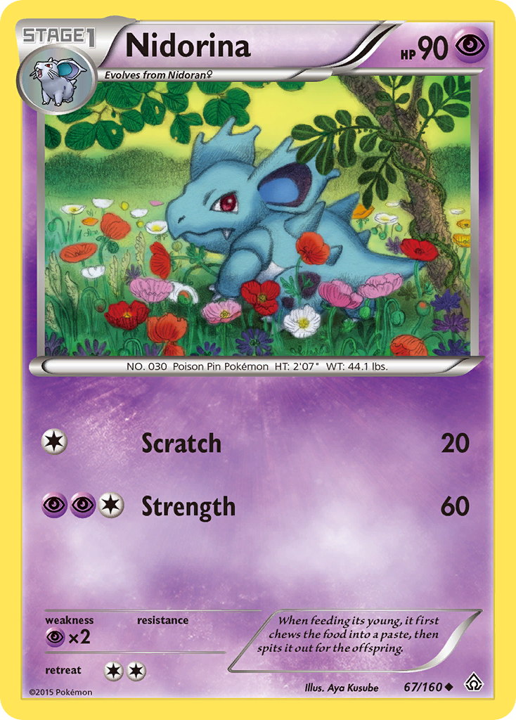 Nidorina (67/160) [XY: Primal Clash] | Exor Games Dartmouth