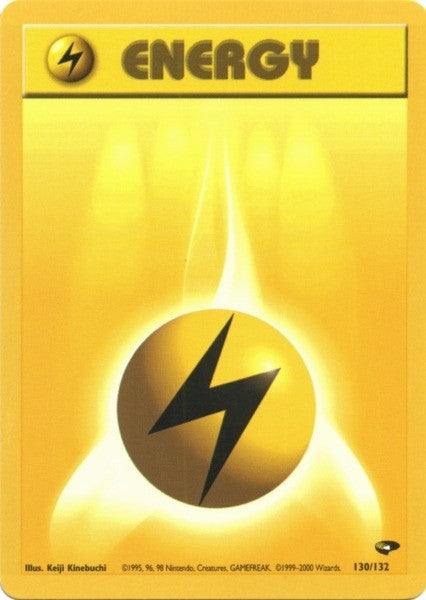 Lightning Energy (130/132) [Gym Challenge Unlimited] | Exor Games Dartmouth