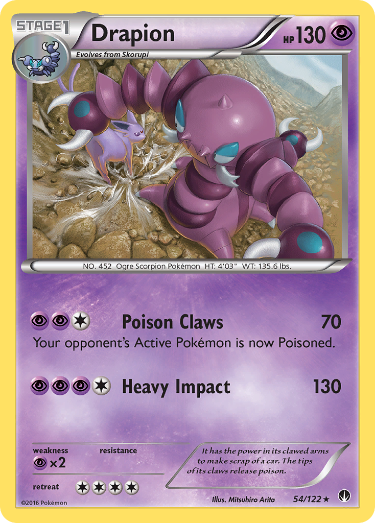 Drapion (54/122) [XY: BREAKpoint] | Exor Games Dartmouth