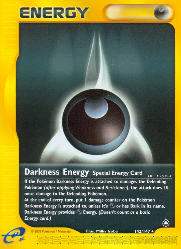 Darkness Energy (142/147) [Aquapolis] | Exor Games Dartmouth