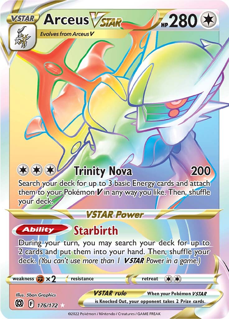 Arceus VSTAR (176/172) [Sword & Shield: Brilliant Stars] | Exor Games Dartmouth