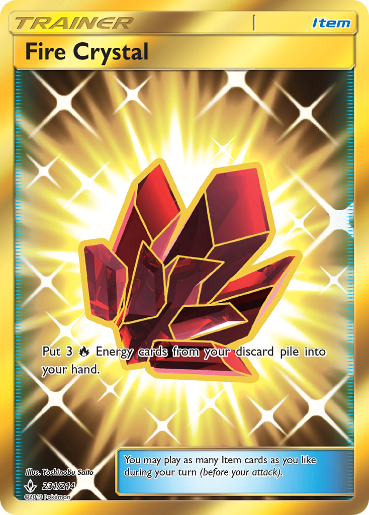 Fire Crystal (231/214) [Sun & Moon: Unbroken Bonds] | Exor Games Dartmouth