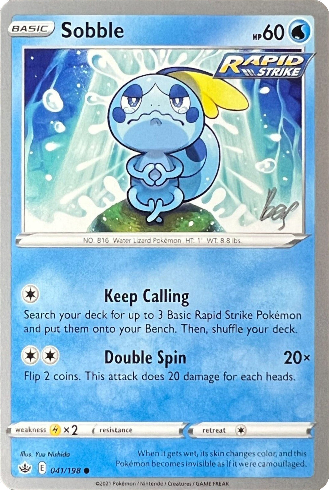 Sobble (041/198) (Cheryl Again - Sebastian Lashmet) [World Championships 2022] | Exor Games Dartmouth