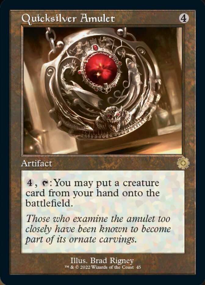Quicksilver Amulet (Retro) [The Brothers' War Retro Artifacts] | Exor Games Dartmouth