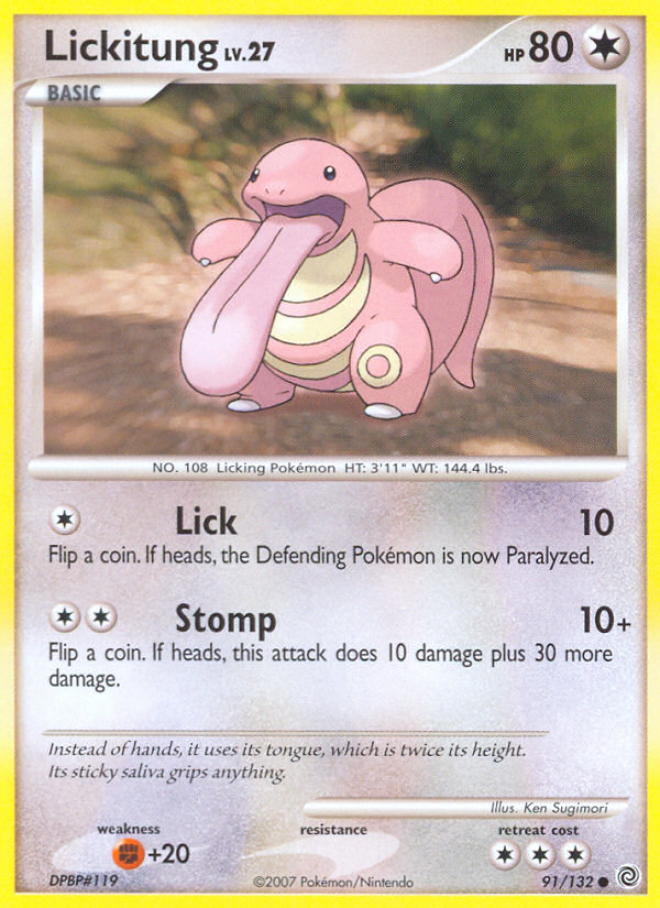 Lickitung (91/132) [Diamond & Pearl: Secret Wonders] | Exor Games Dartmouth