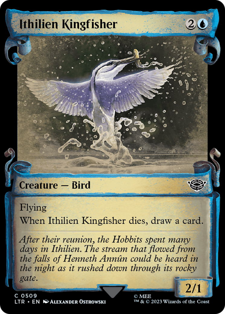 Ithilien Kingfisher [The Lord of the Rings: Tales of Middle-Earth Showcase Scrolls] | Exor Games Dartmouth