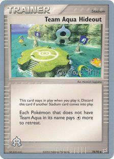 Team Aqua Hideout (78/95) (Bright Aura - Curran Hill's) [World Championships 2005] | Exor Games Dartmouth