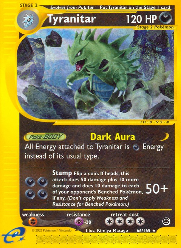 Tyranitar (66/165) [Expedition: Base Set] | Exor Games Dartmouth