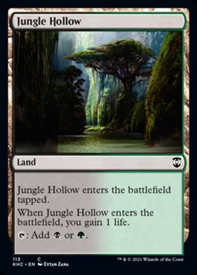 Jungle Hollow [Kaldheim Commander] | Exor Games Dartmouth
