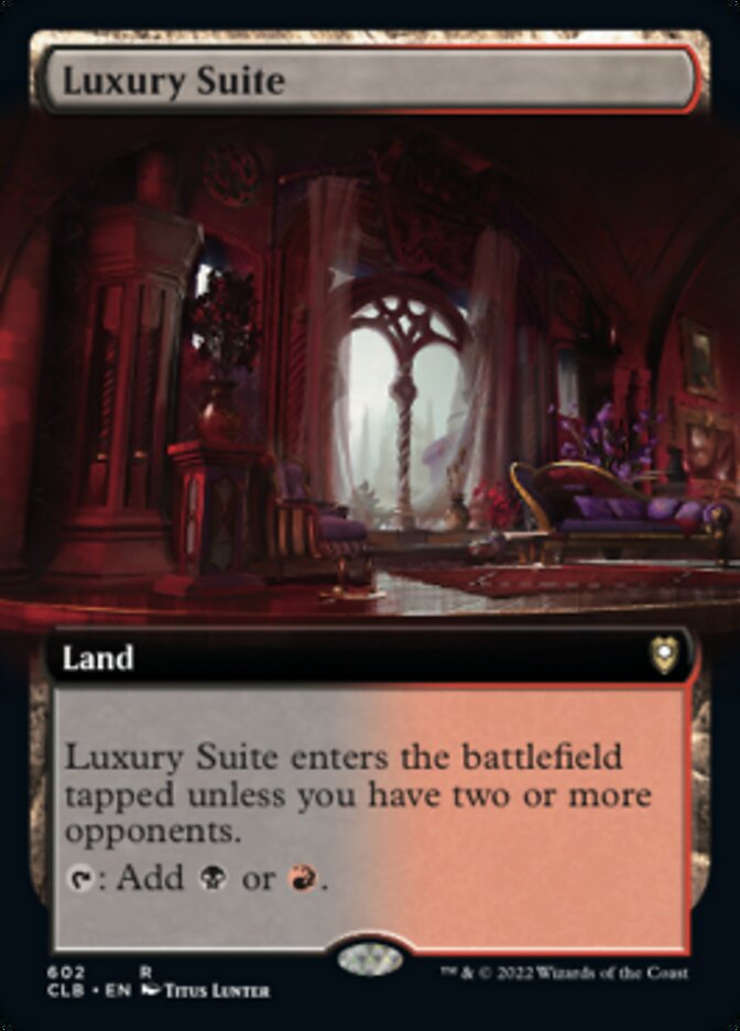 Luxury Suite (Extended Art) [Commander Legends: Battle for Baldur's Gate] | Exor Games Dartmouth