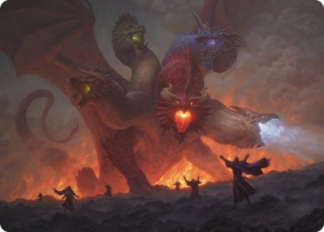 Tiamat Art Card [Dungeons & Dragons: Adventures in the Forgotten Realms Art Series] | Exor Games Dartmouth