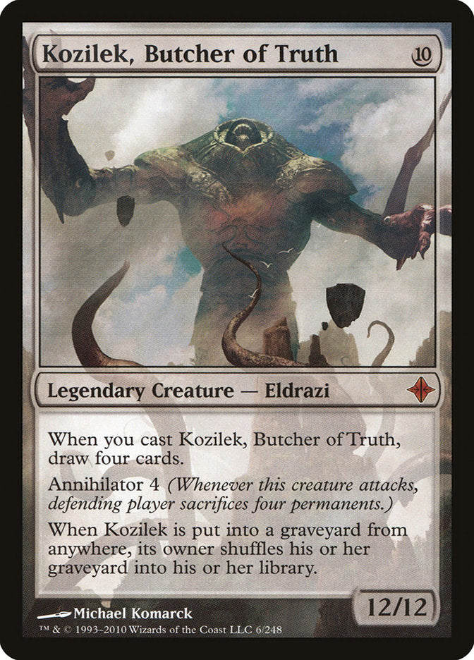 Kozilek, Butcher of Truth [Rise of the Eldrazi] | Exor Games Dartmouth