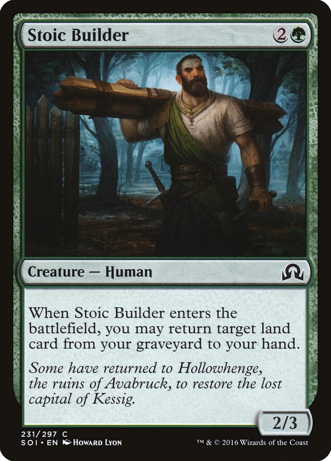 Stoic Builder [Shadows over Innistrad] | Exor Games Dartmouth