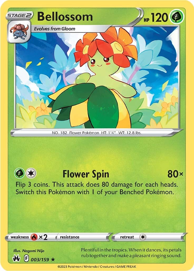 Bellossom (003/159) [Sword & Shield: Crown Zenith] | Exor Games Dartmouth