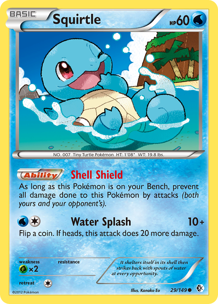 Squirtle (29/149) [Black & White: Boundaries Crossed] | Exor Games Dartmouth