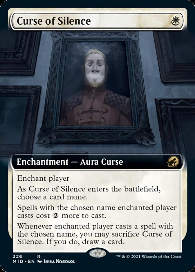 Curse of Silence (Extended) [Innistrad: Midnight Hunt] | Exor Games Dartmouth