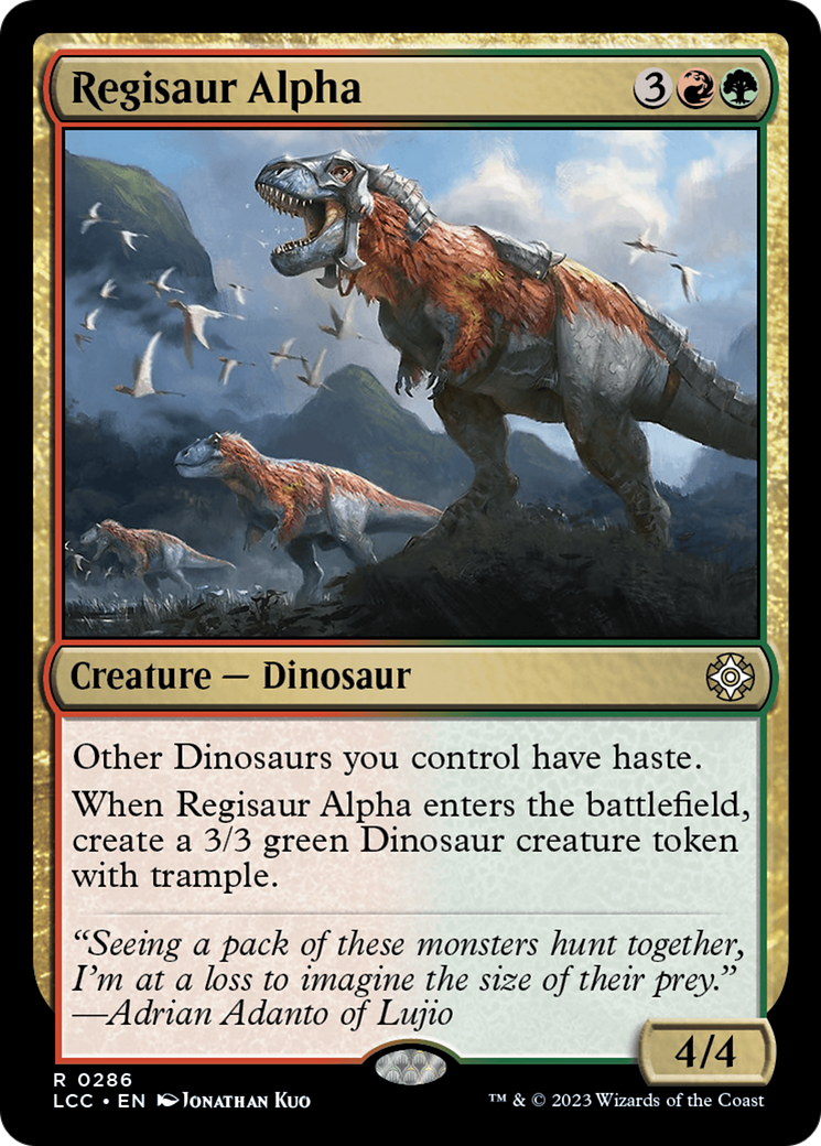 Regisaur Alpha [The Lost Caverns of Ixalan Commander] | Exor Games Dartmouth