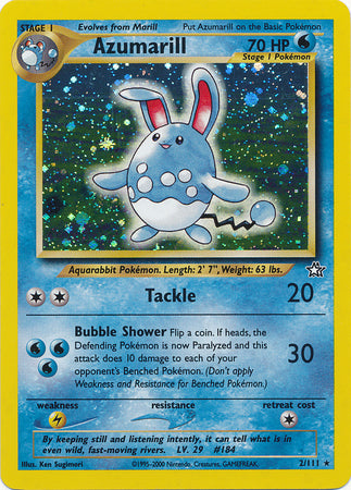 Azumarill (2/111) [Neo Genesis Unlimited] | Exor Games Dartmouth