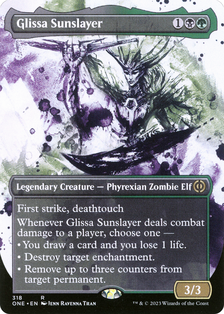 Glissa Sunslayer (Borderless Ichor) [Phyrexia: All Will Be One] | Exor Games Dartmouth