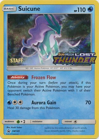 Suicune (SM149) (Staff Prerelease Promo) [Sun & Moon: Black Star Promos] | Exor Games Dartmouth