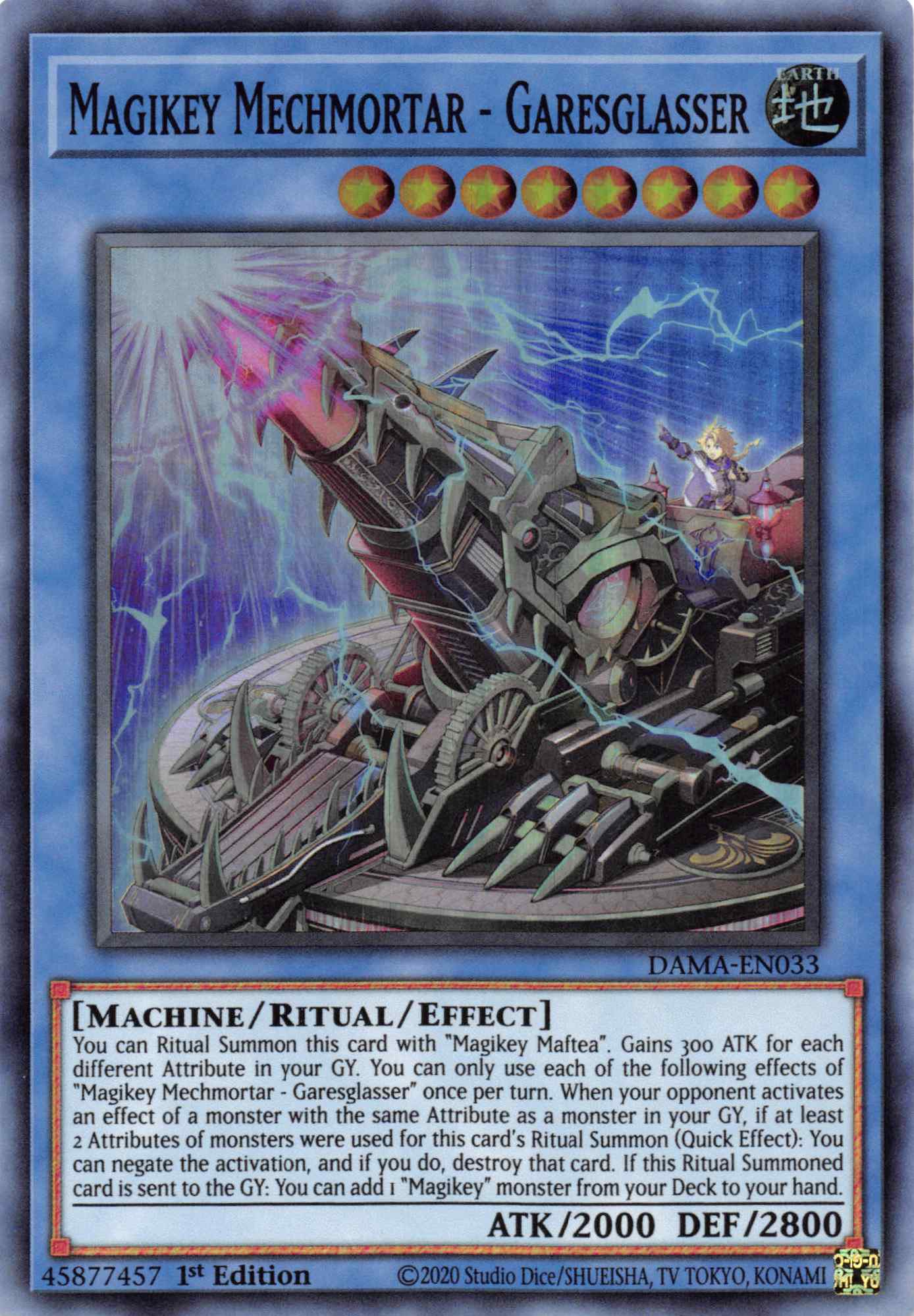 Magikey Mechmortar - Garesglasser [DAMA-EN033] Super Rare | Exor Games Dartmouth