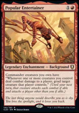Popular Entertainer [Commander Legends: Battle for Baldur's Gate] | Exor Games Dartmouth