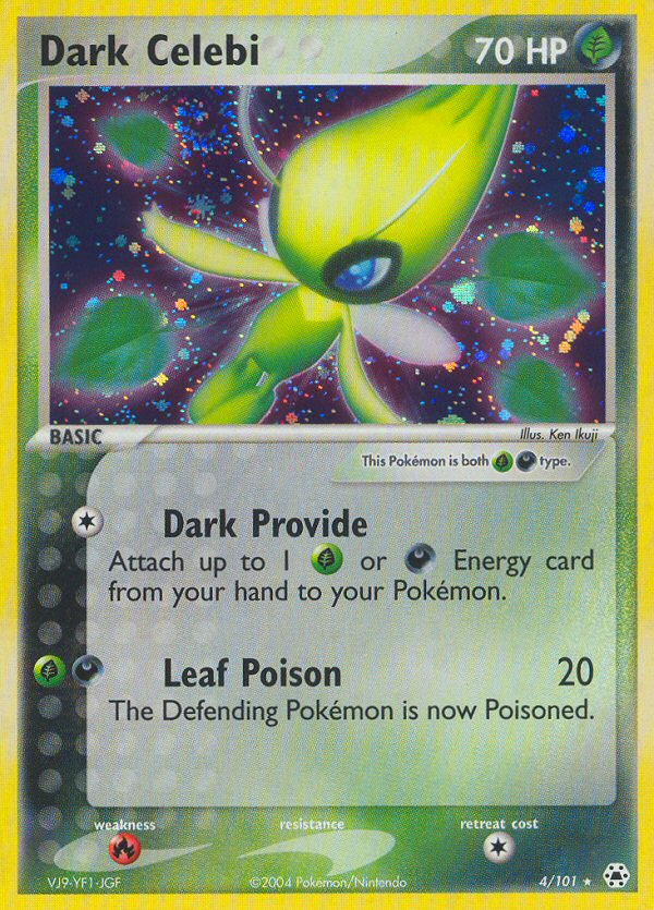 Dark Celebi (4/101) [EX: Hidden Legends] | Exor Games Dartmouth