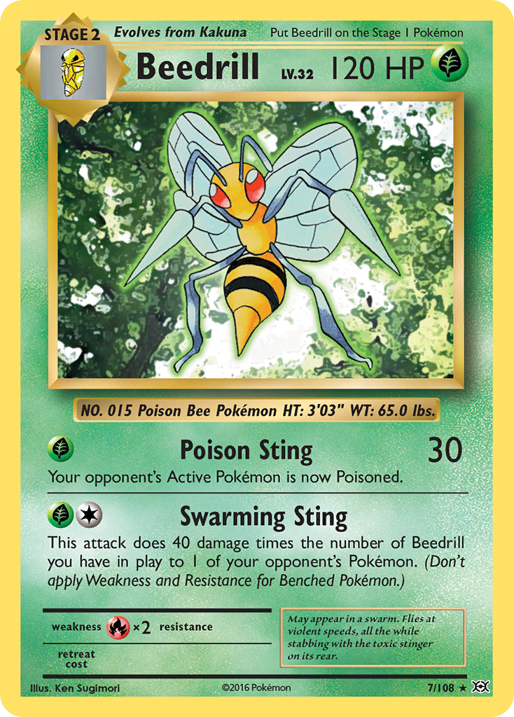 Beedrill (7/108) [XY: Evolutions] | Exor Games Dartmouth