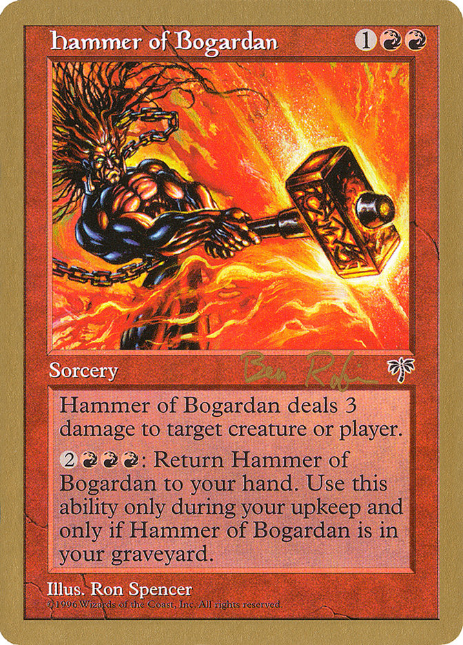 Hammer of Bogardan (Ben Rubin) [World Championship Decks 1998] | Exor Games Dartmouth
