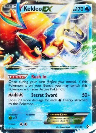 Keldeo EX (49/149) (Jumbo Card) [Black & White: Boundaries Crossed] | Exor Games Dartmouth