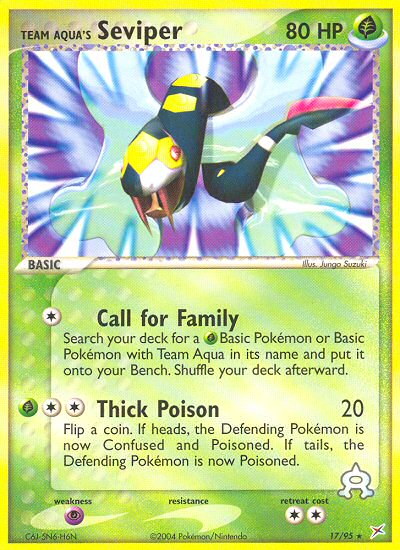 Team Aqua's Seviper (17/95) [EX: Team Magma vs Team Aqua] | Exor Games Dartmouth