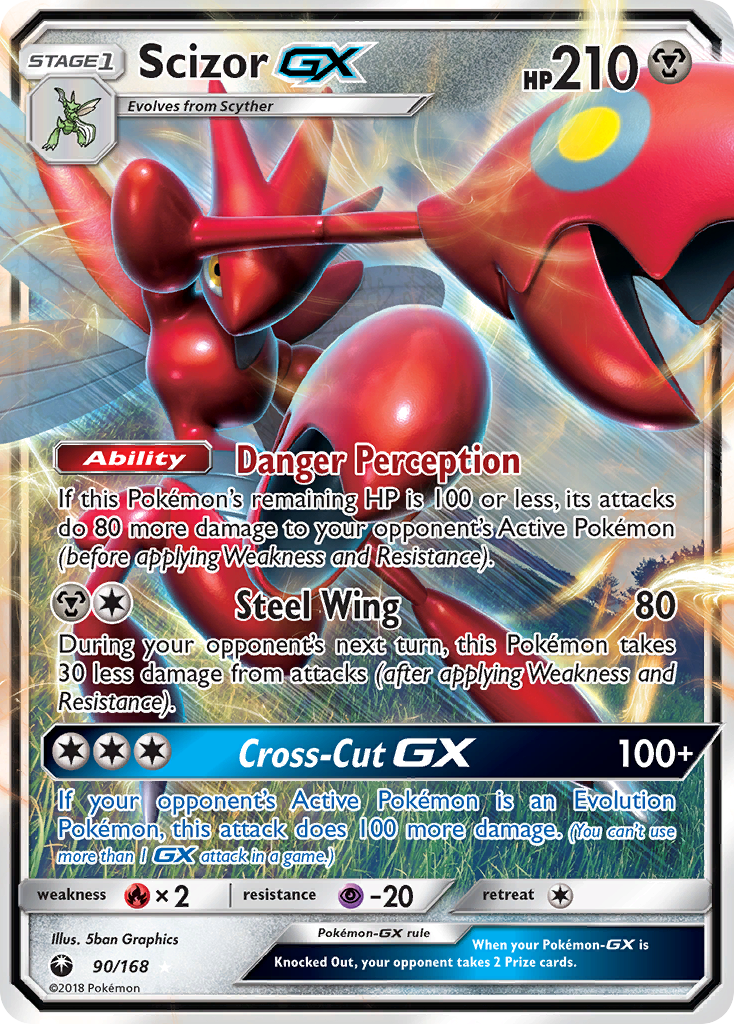 Scizor GX (90/168) [Sun & Moon: Celestial Storm] | Exor Games Dartmouth