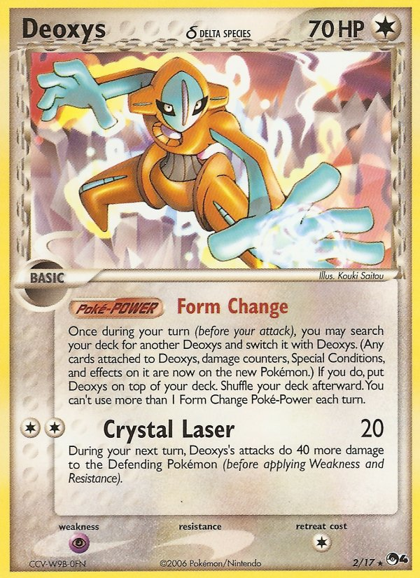 Deoxys (2/17) (Delta Species) [POP Series 4] | Exor Games Dartmouth