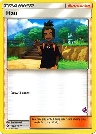 Hau (120/149) (Mewtwo Deck) [Battle Academy 2020] | Exor Games Dartmouth