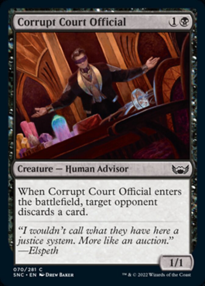 Corrupt Court Official [Streets of New Capenna] | Exor Games Dartmouth