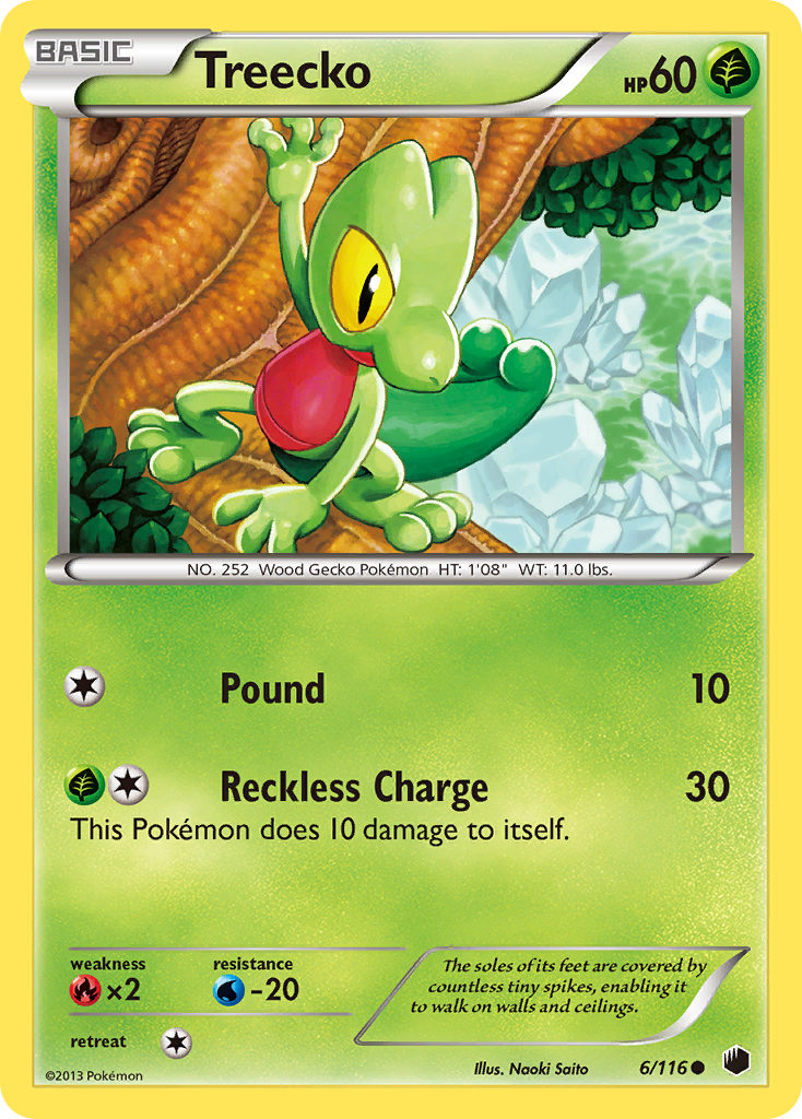 Treecko (6/116) [Black & White: Plasma Freeze] | Exor Games Dartmouth