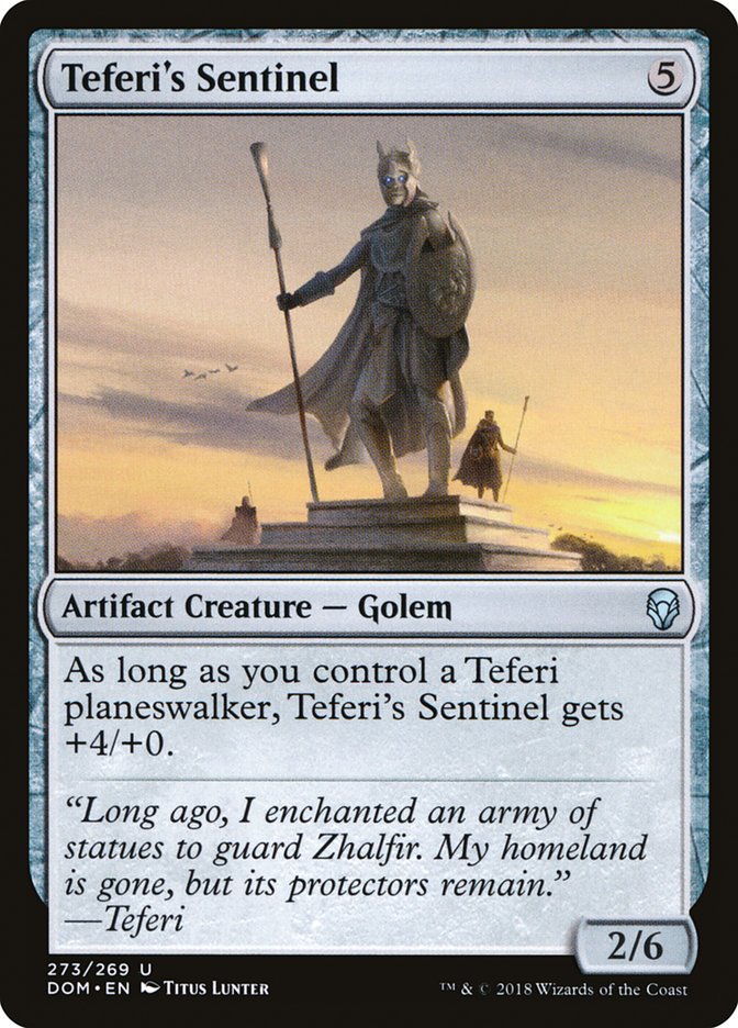 Teferi's Sentinel [Dominaria] | Exor Games Dartmouth