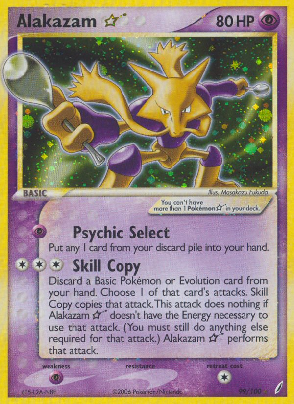 Alakazam Star (99/100) [EX: Crystal Guardians] | Exor Games Dartmouth