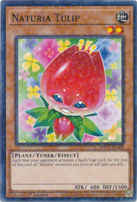 Naturia Tulip (Duel Terminal) [HAC1-EN104] Common | Exor Games Dartmouth