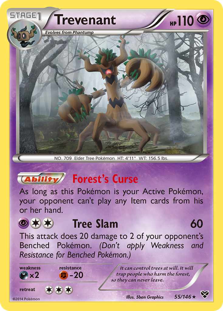 Trevenant (55/146) [XY: Base Set] | Exor Games Dartmouth