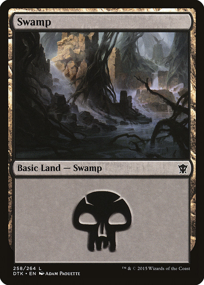 Swamp (258) [Dragons of Tarkir] | Exor Games Dartmouth