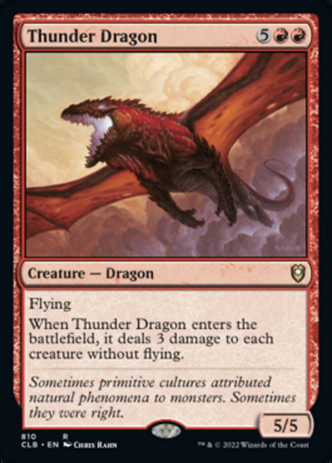 Thunder Dragon [Commander Legends: Battle for Baldur's Gate] | Exor Games Dartmouth