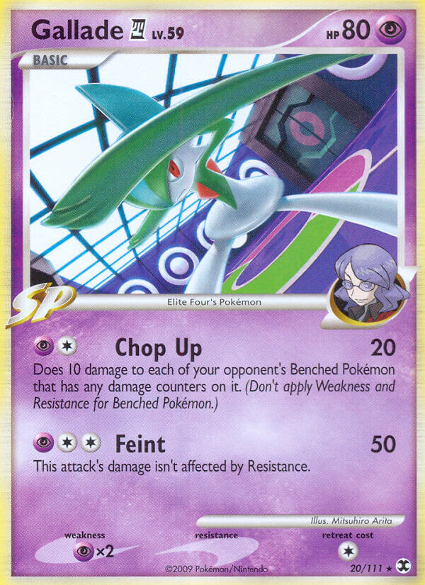 Gallade (20/111) (Theme Deck Exclusive) [Platinum: Rising Rivals] | Exor Games Dartmouth