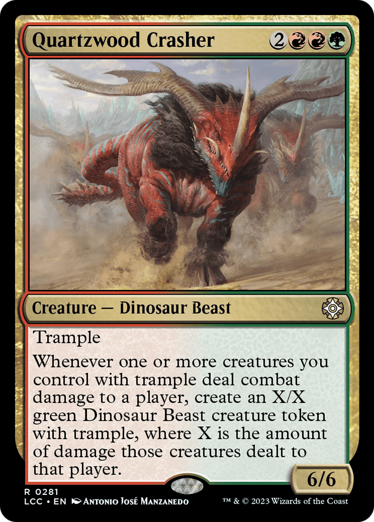 Quartzwood Crasher [The Lost Caverns of Ixalan Commander] | Exor Games Dartmouth