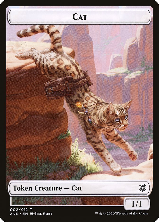 Cat Token [Zendikar Rising] | Exor Games Dartmouth