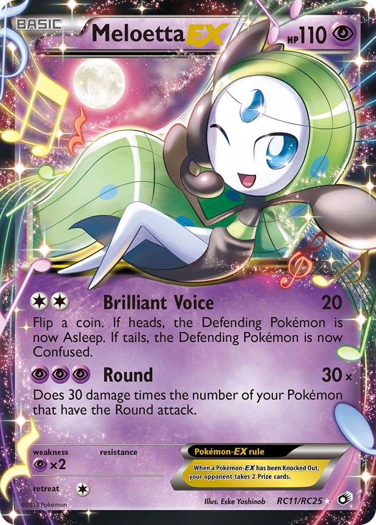 Meloetta EX (RC11/RC25) [Black & White: Legendary Treasures] | Exor Games Dartmouth