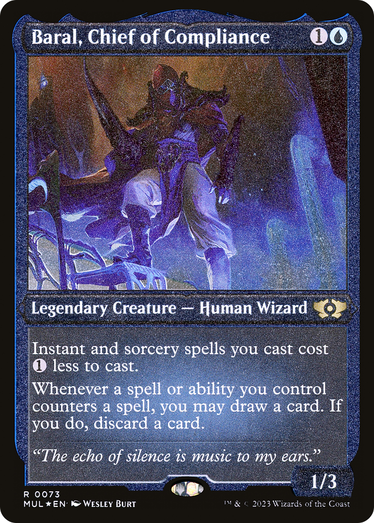 Baral, Chief of Compliance (Foil Etched) [Multiverse Legends] | Exor Games Dartmouth