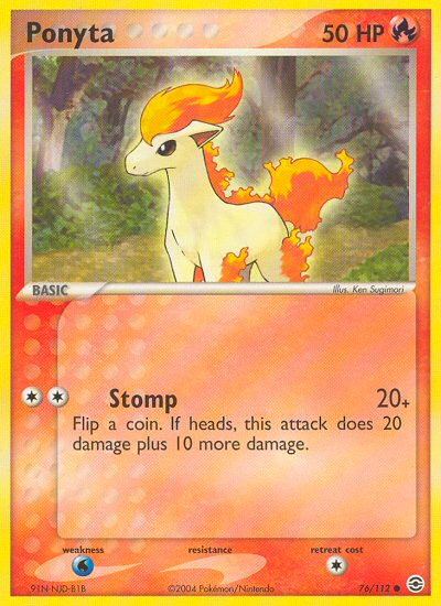 Ponyta (76/112) [EX: FireRed & LeafGreen] | Exor Games Dartmouth