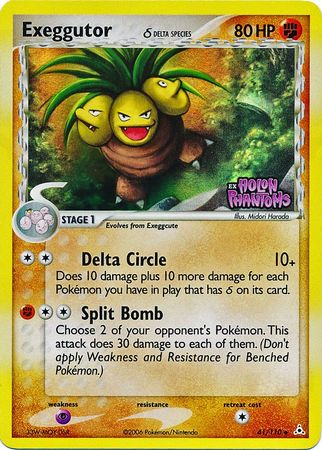 Exeggutor (41/110) (Delta Species) (Stamped) [EX: Holon Phantoms] | Exor Games Dartmouth