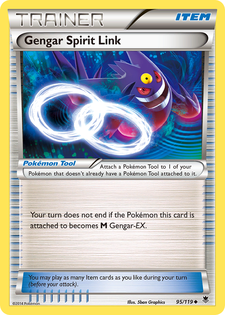 Gengar Spirit Link (95/119) [XY: Phantom Forces] | Exor Games Dartmouth